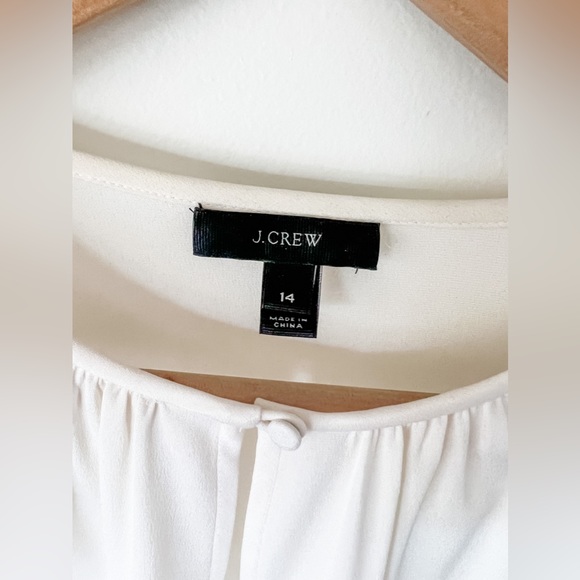 Jcrew silk bell sleeve blouse, size 14 - Picture 6 of 6